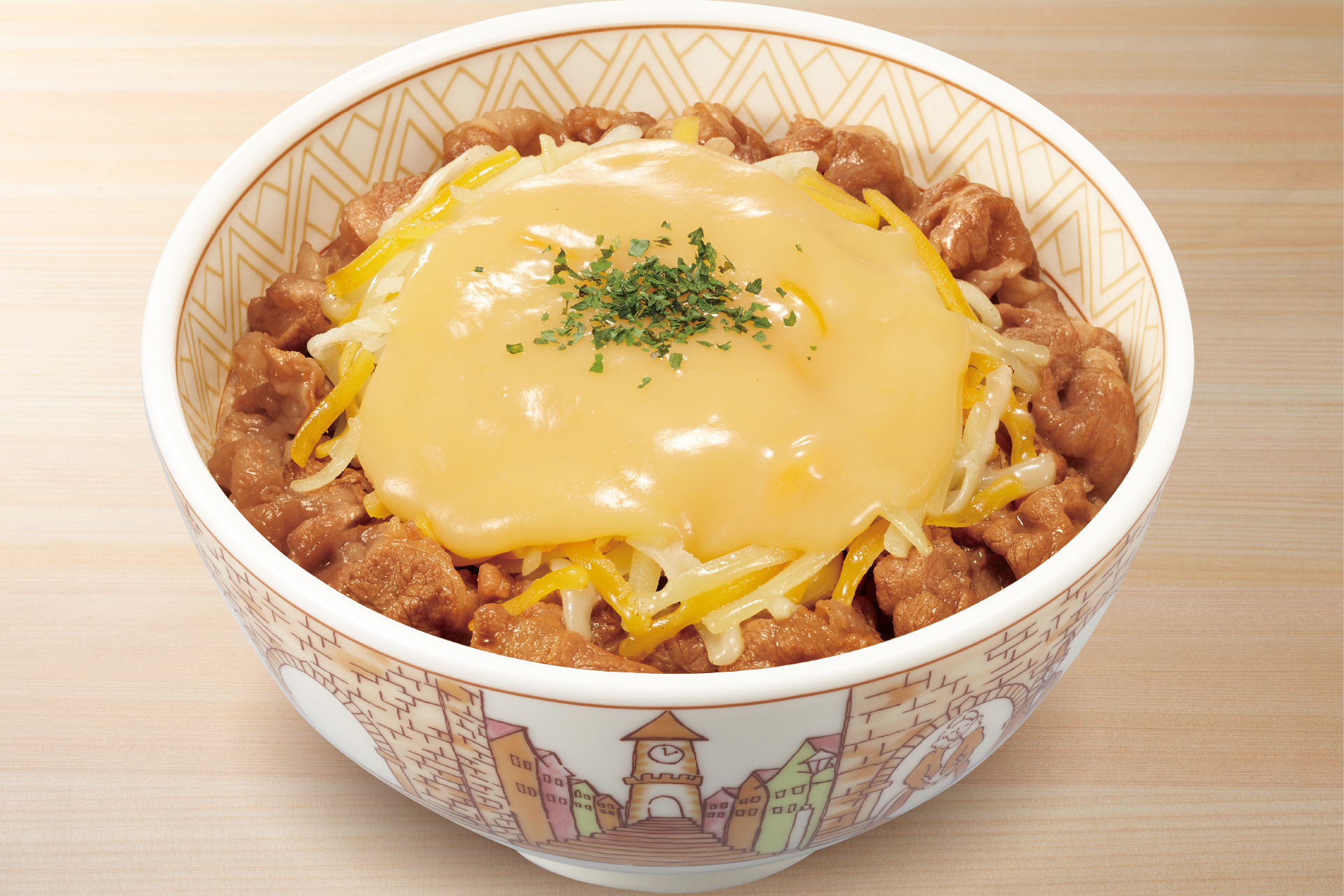 すき家 3種のチーズ牛丼