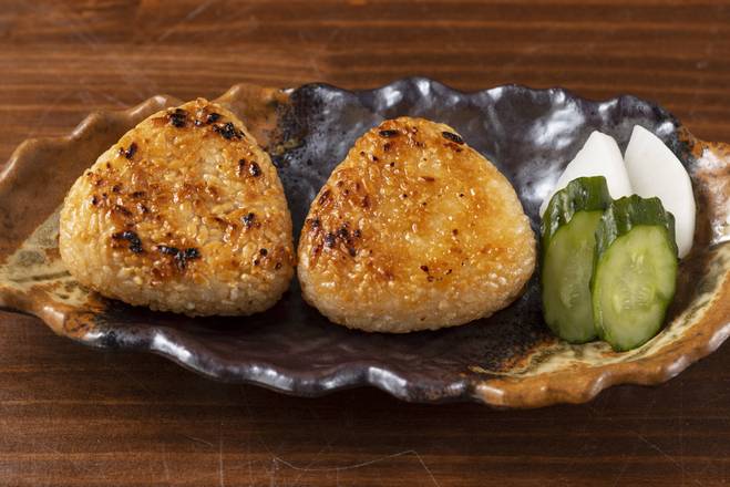 もつ焼きばん 焼きおにぎり(2個)