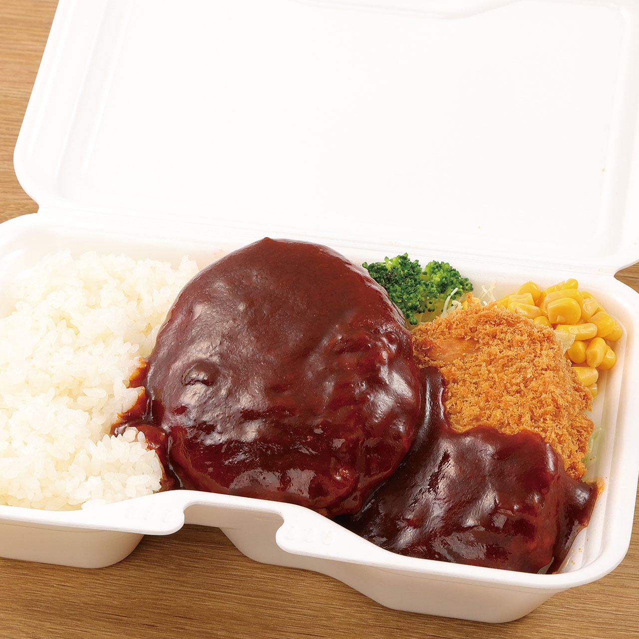 ピノキオ ハンバーグ＆牛肉コロッケ弁当