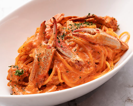 俺のイタリアン 渡り蟹のトマトクリームパスタ