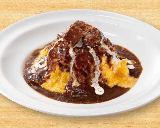 ガスト オムライス（ビーフシチューソース）