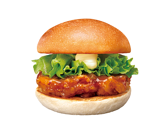 ゼッテリア ZETTERIA 【単品】オレンジチキンバーガー\tOrange Chicken Burger