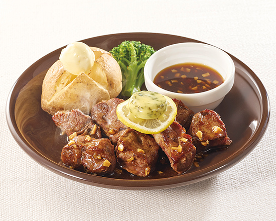 ジョナサン ヒレコロステーキ 醤油ガーリックソース