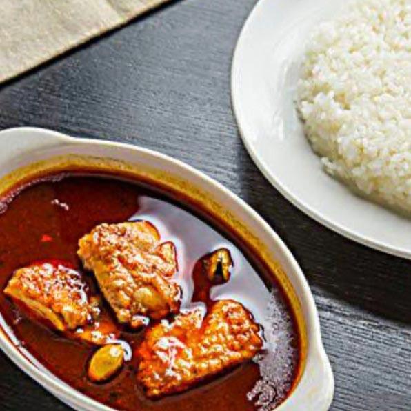 カレーソース大盛り