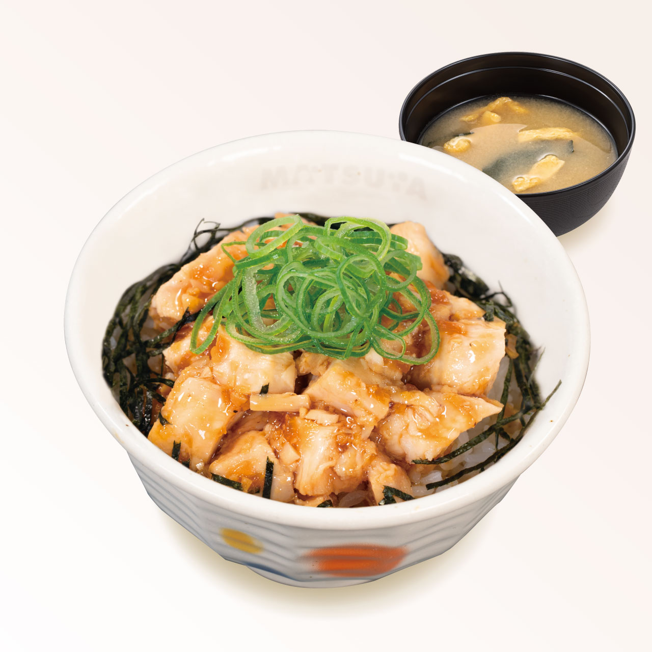 松屋 鶏めし(味噌汁付)