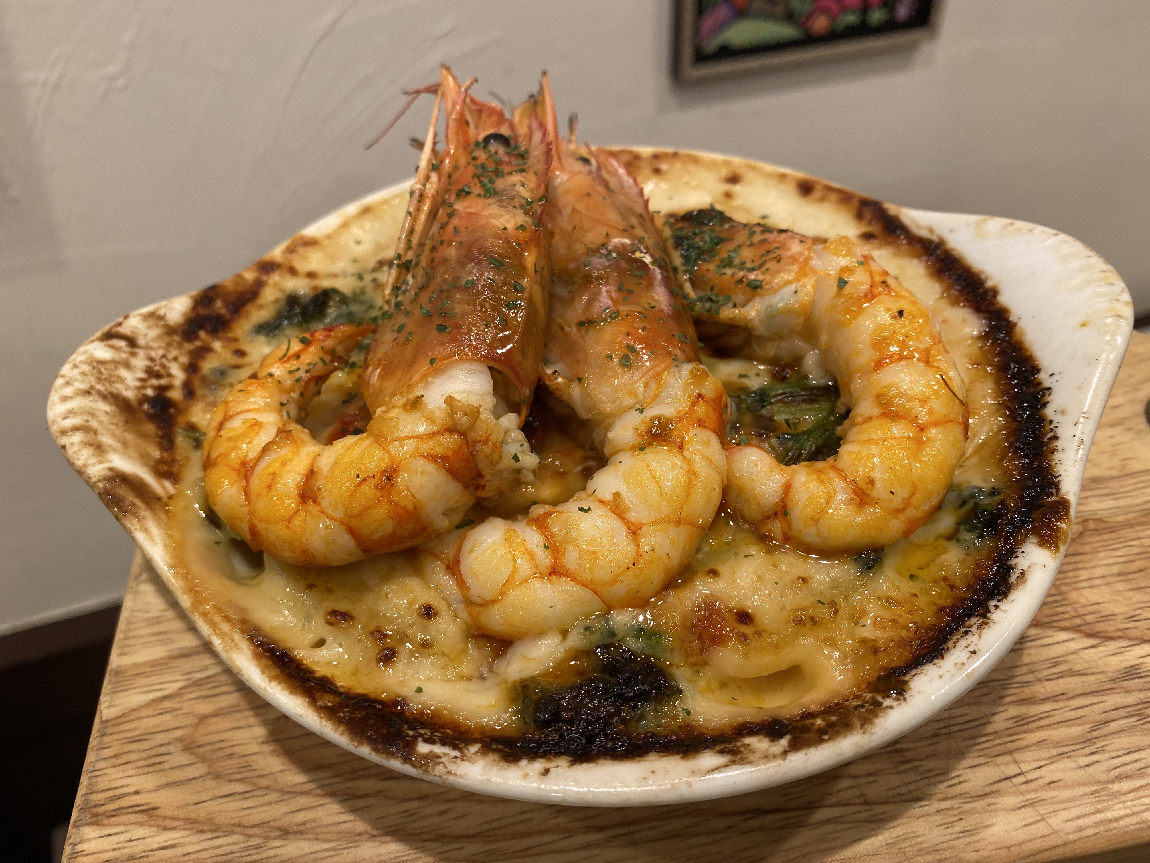 俺のフレンチ 赤海老のグラタン