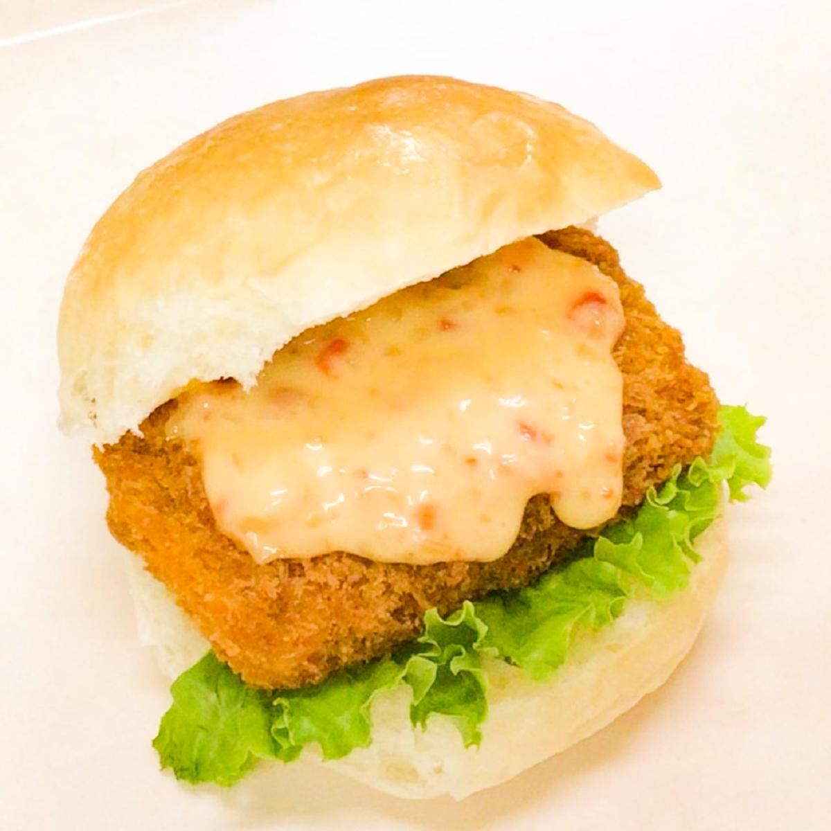 海老カツバーガー