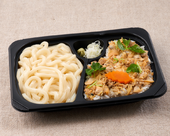 夢庵 お好み夢庵弁当(冷しうどん＆深川御飯)