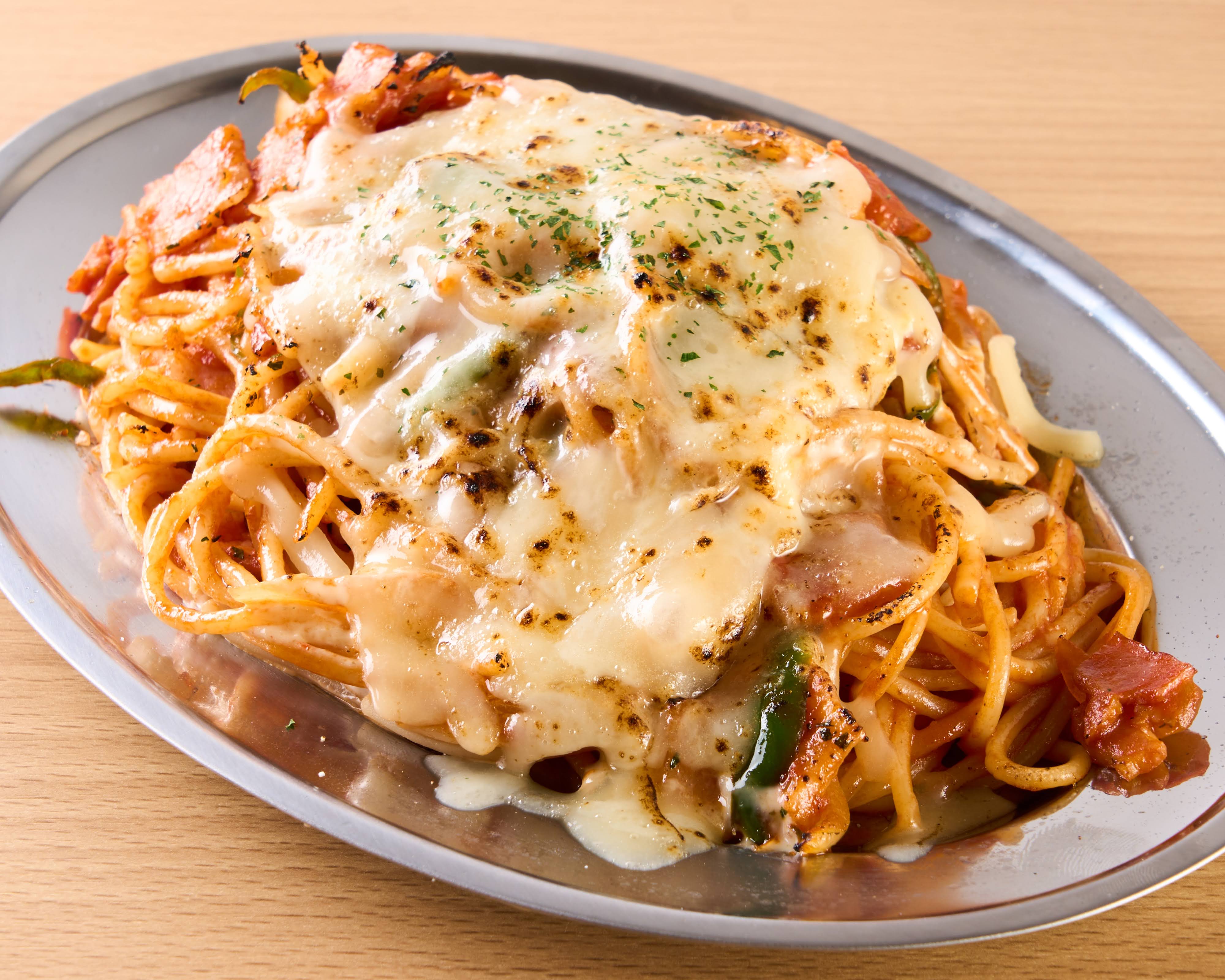 スパゲティの店『神田ナポリタン』 炙りチーズ＆ナポリタン  Grilled Cheese＆Napolitan