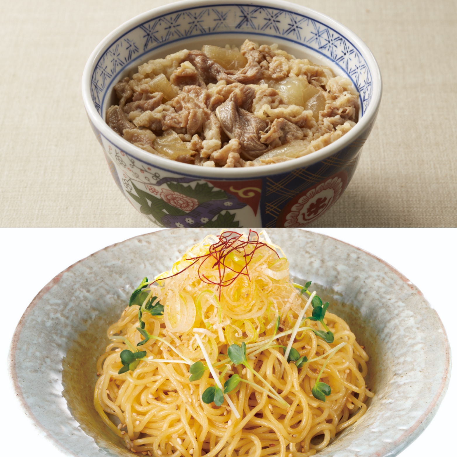 養老乃瀧 養老牛丼と塩焼そばセット