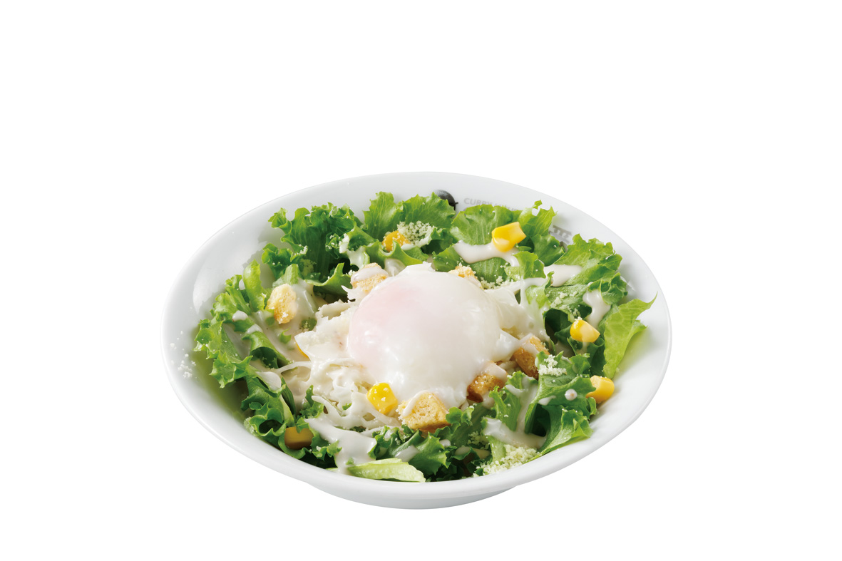 カレーハウスCoCo壱番屋 シーザーサラダ+半熟タマゴ(セット)