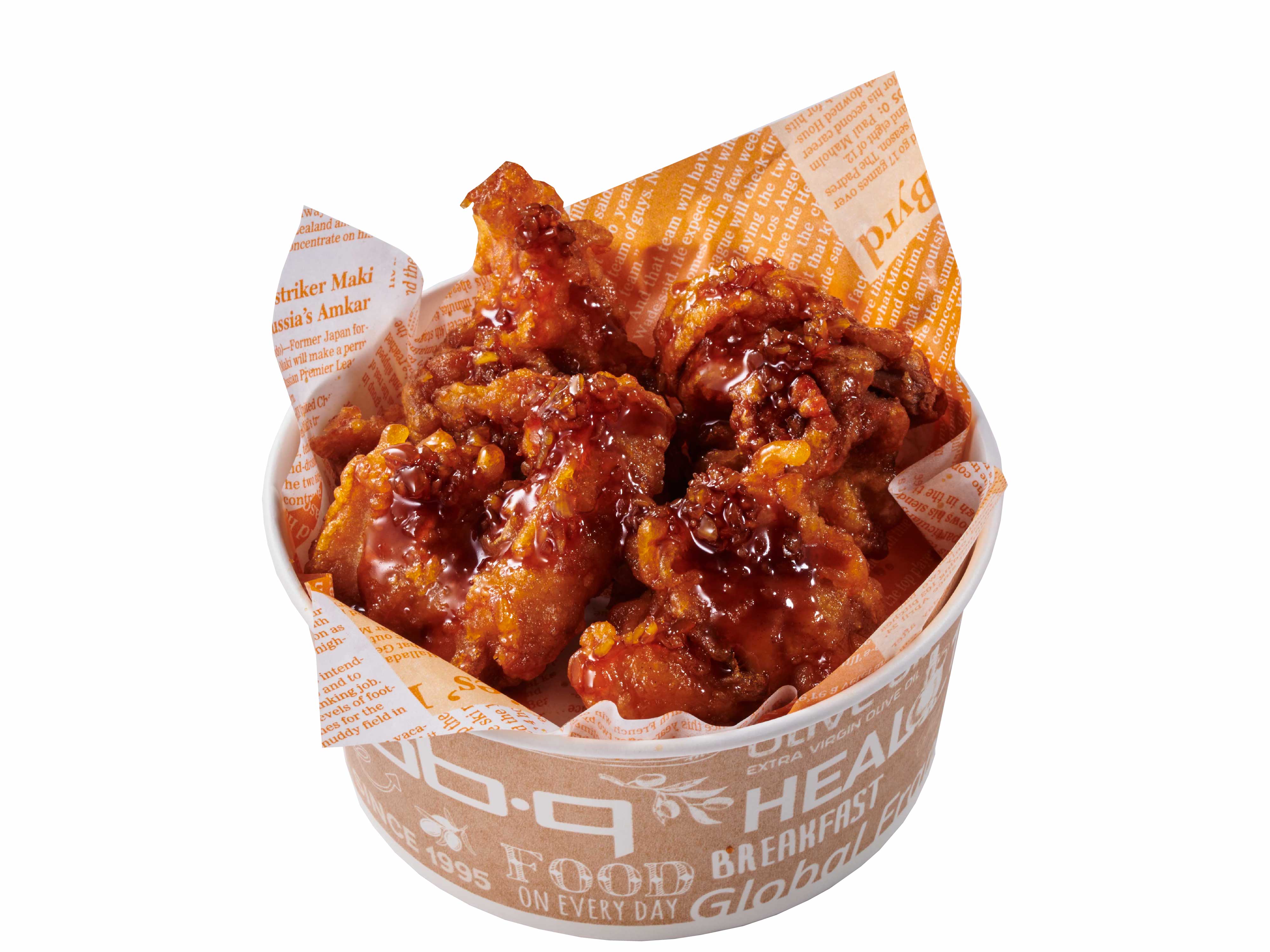 bb.qオリーブチキンカフェ 骨なしモモ ハニーガーリックチキン