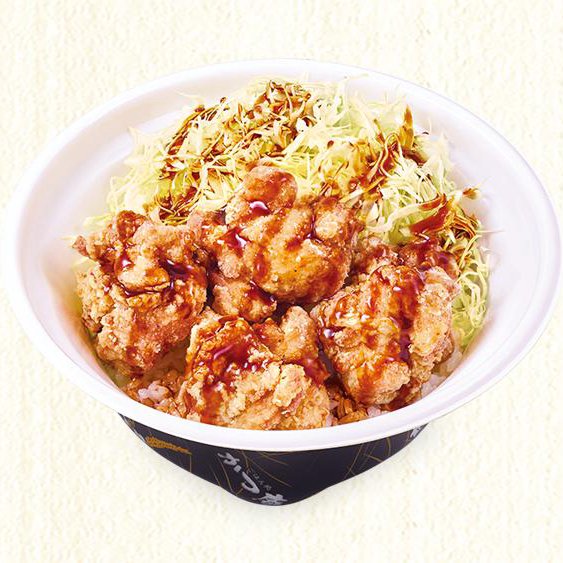 かつ庵 特製から揚げ丼 Fried Chicken Rice Bowl