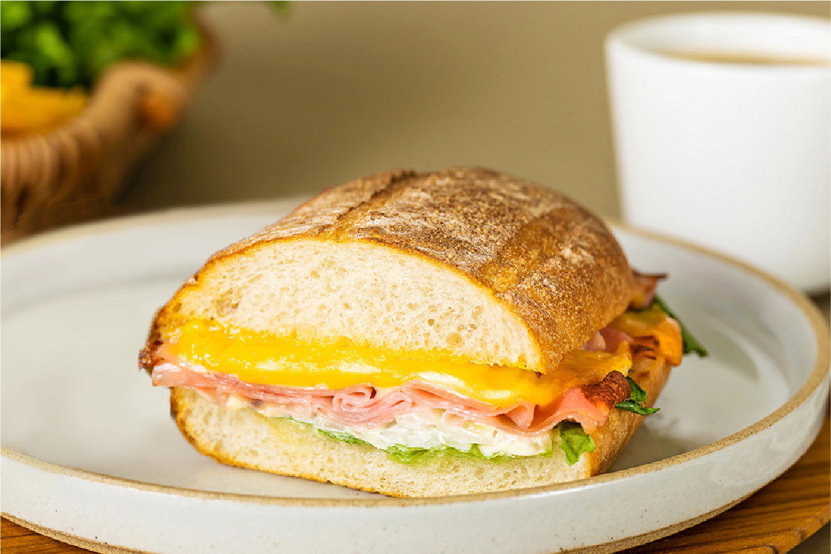 サンマルクカフェ サンマルクホットサンド ハムチーズセット