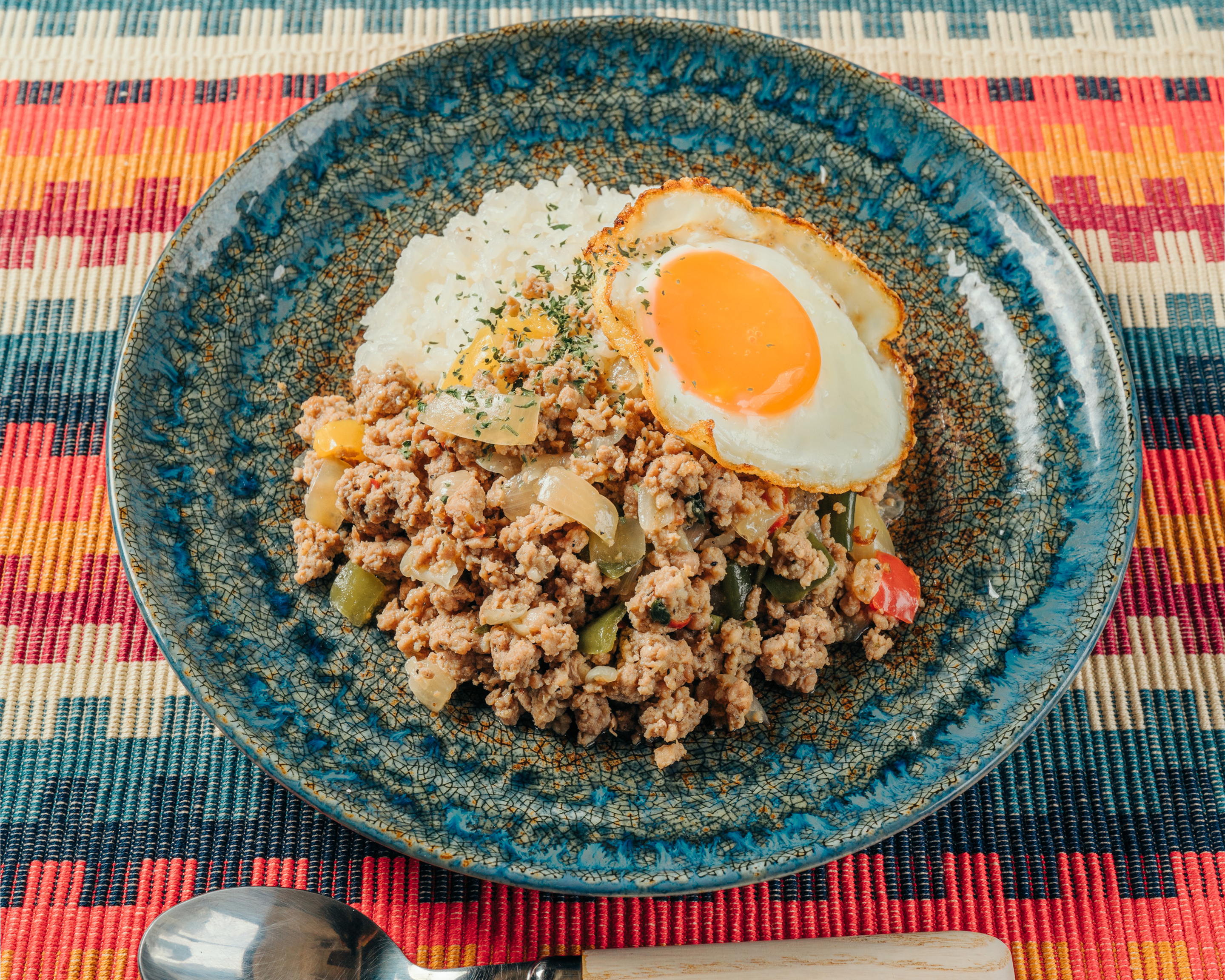 オリジナルガパオライス アロイ・ガパオ 美味しいガパオライス Delicious Gapao Rice