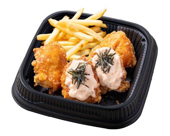 から好し (おかず)【キャベツをポテトに変更】”博多やまや”明太マヨ から揚げ合盛り4個