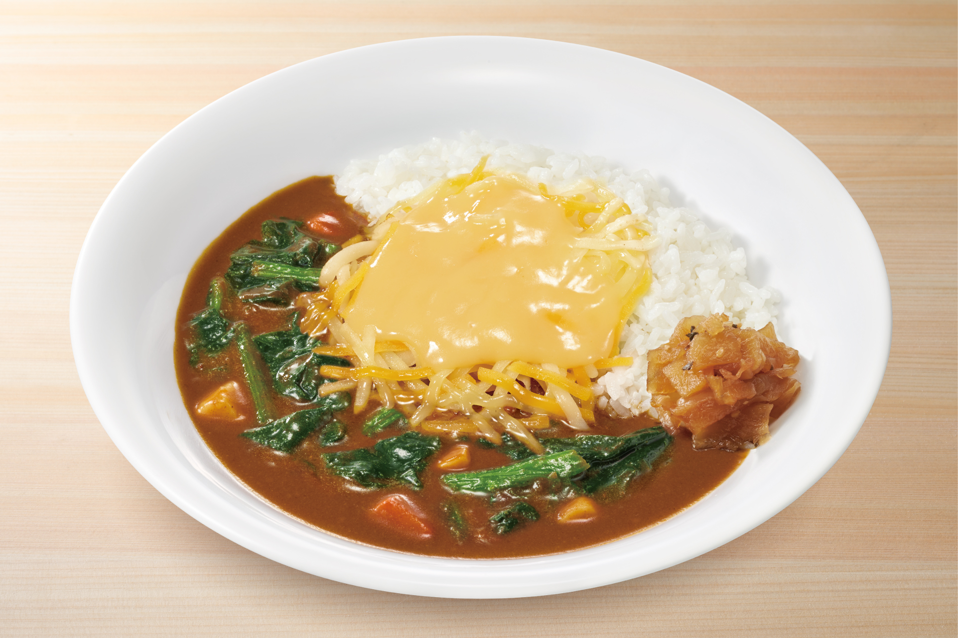 すき家 チーズほうれん草カレー
