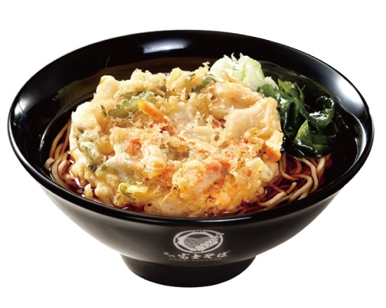 富士そば (温)天ぷらそば 又は うどん (Warm) Tempura Soba/Udon