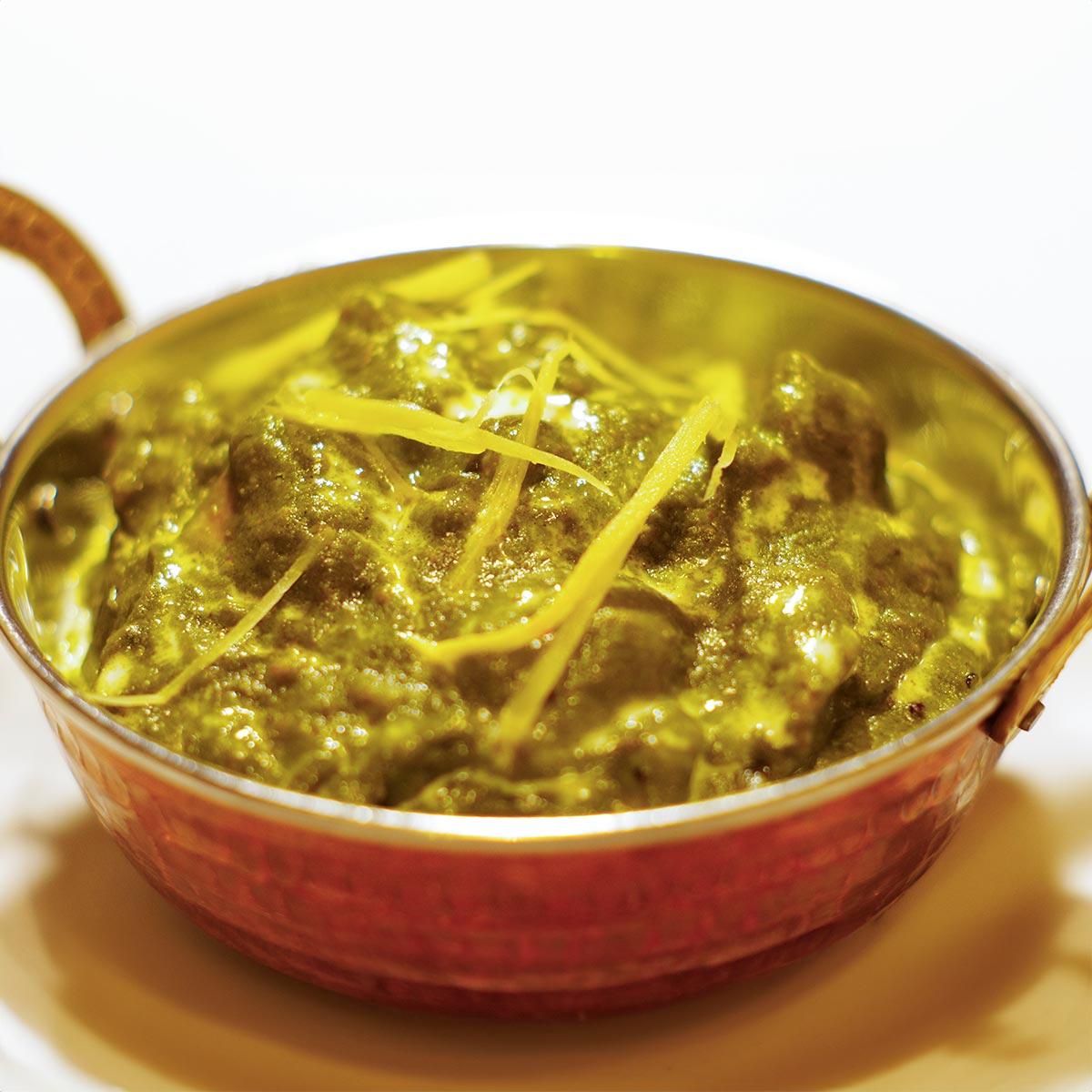 インド料理 ラム 15.サグゴスト / Sag Gost