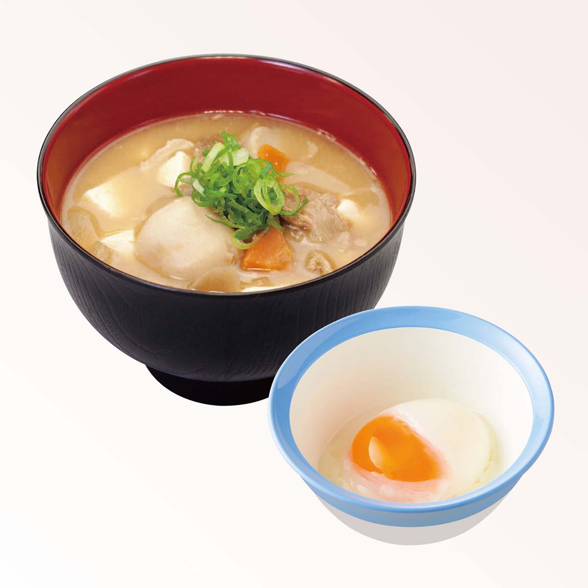 松屋 豚汁半熟玉子セット