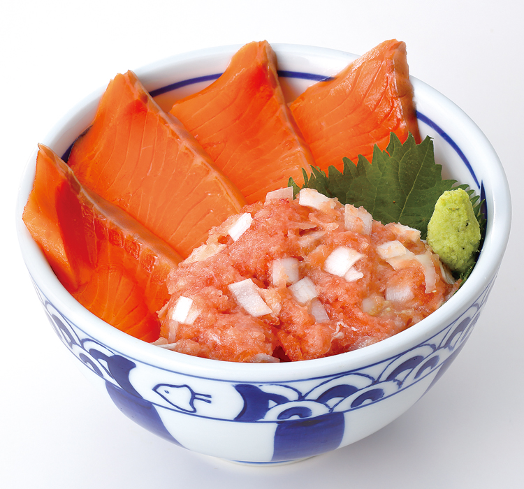築地食堂源ちゃん サーモンねぎとろ丼