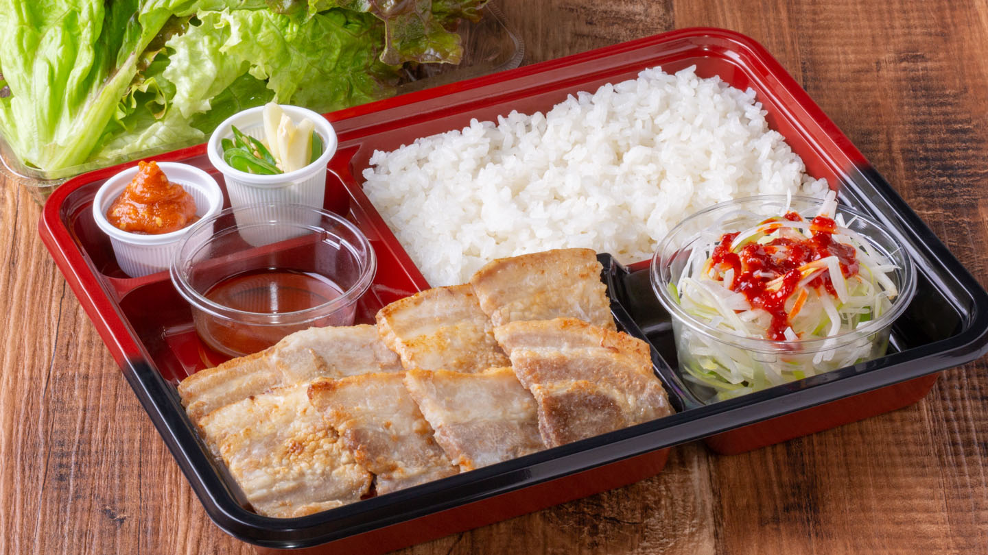 豚大門市場人気No.1 【人気No.1】サムギョプサル弁当