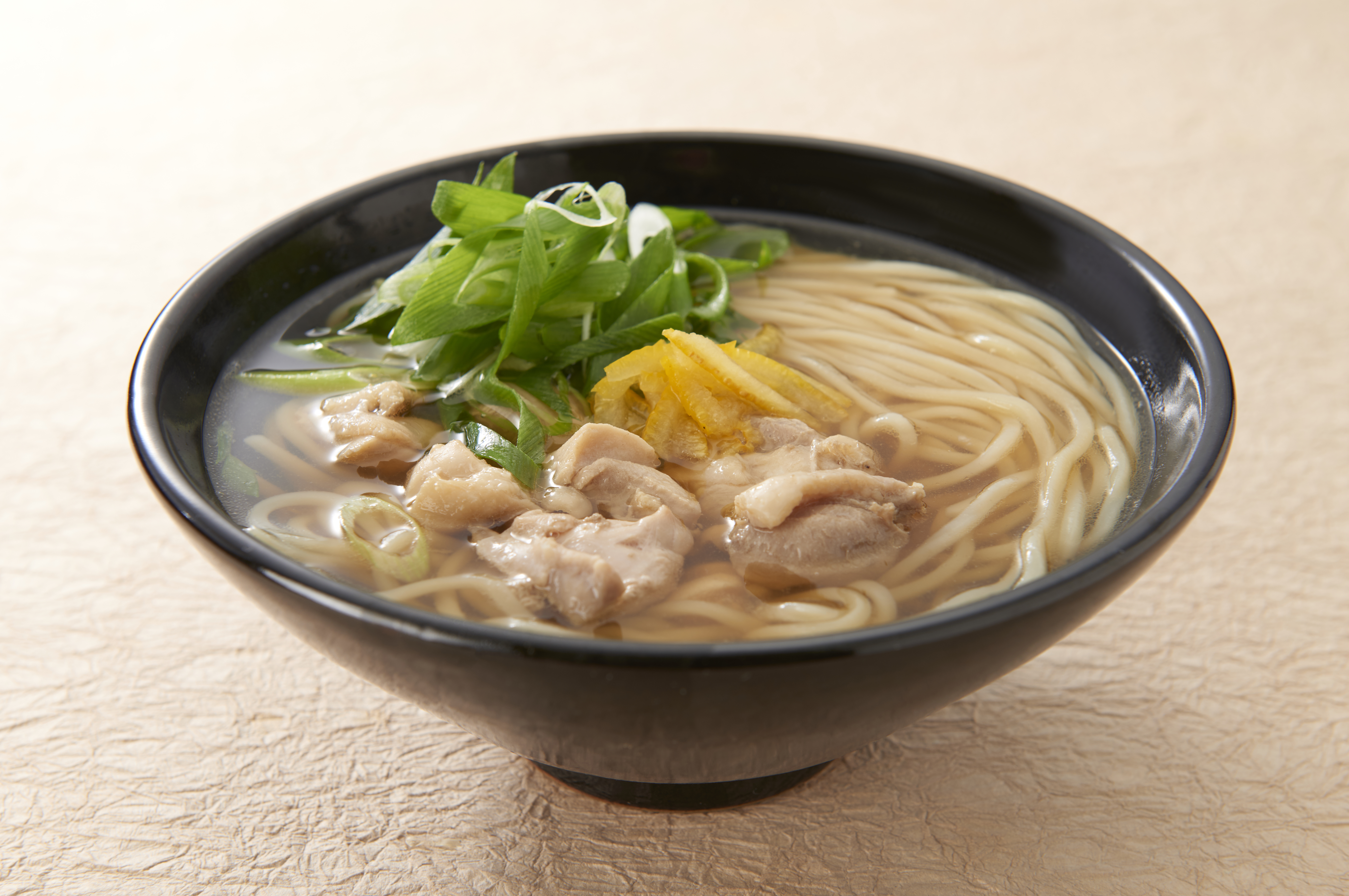 うどん食堂太鼓亭 鶏だし黄そば(並)