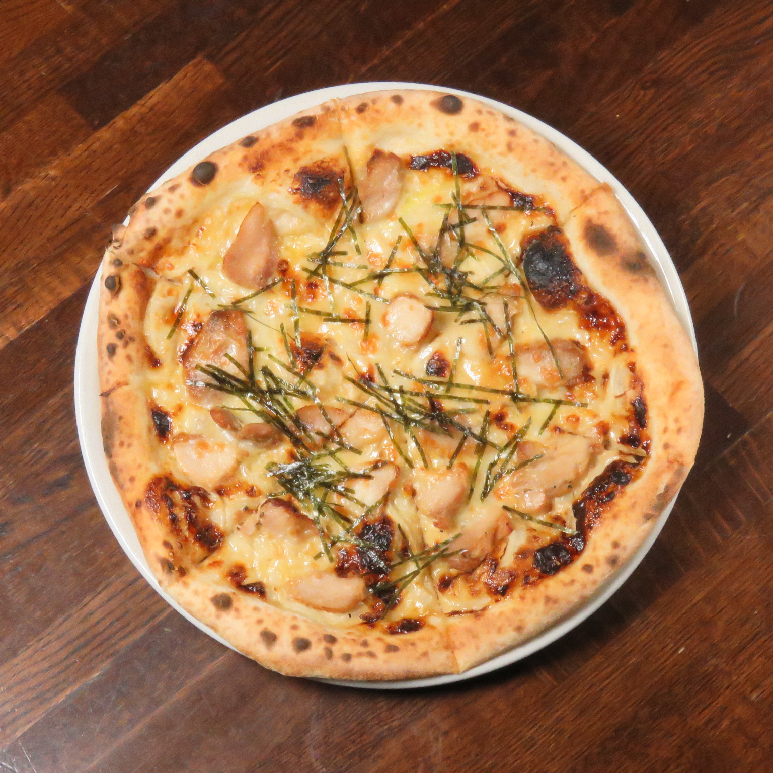 照り焼きチキン・ピッツァ Teriyaki chicken