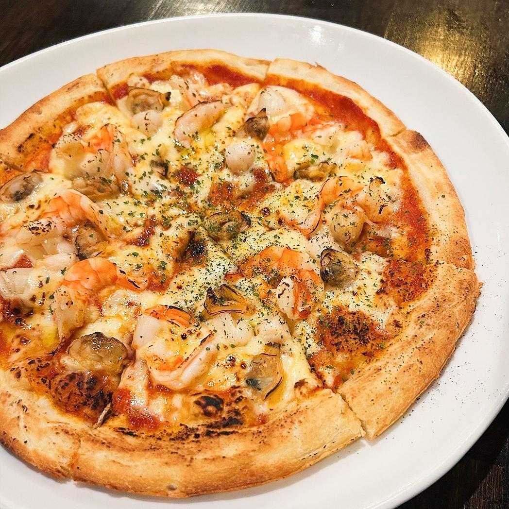 シーフードピザ