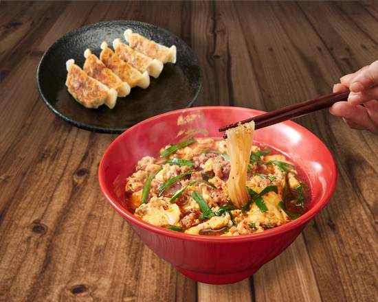 宮崎辛麺 響 【お得な辛麺＆餃子セット】辛麺 Spicy Noodles ＆ Gyoza Set