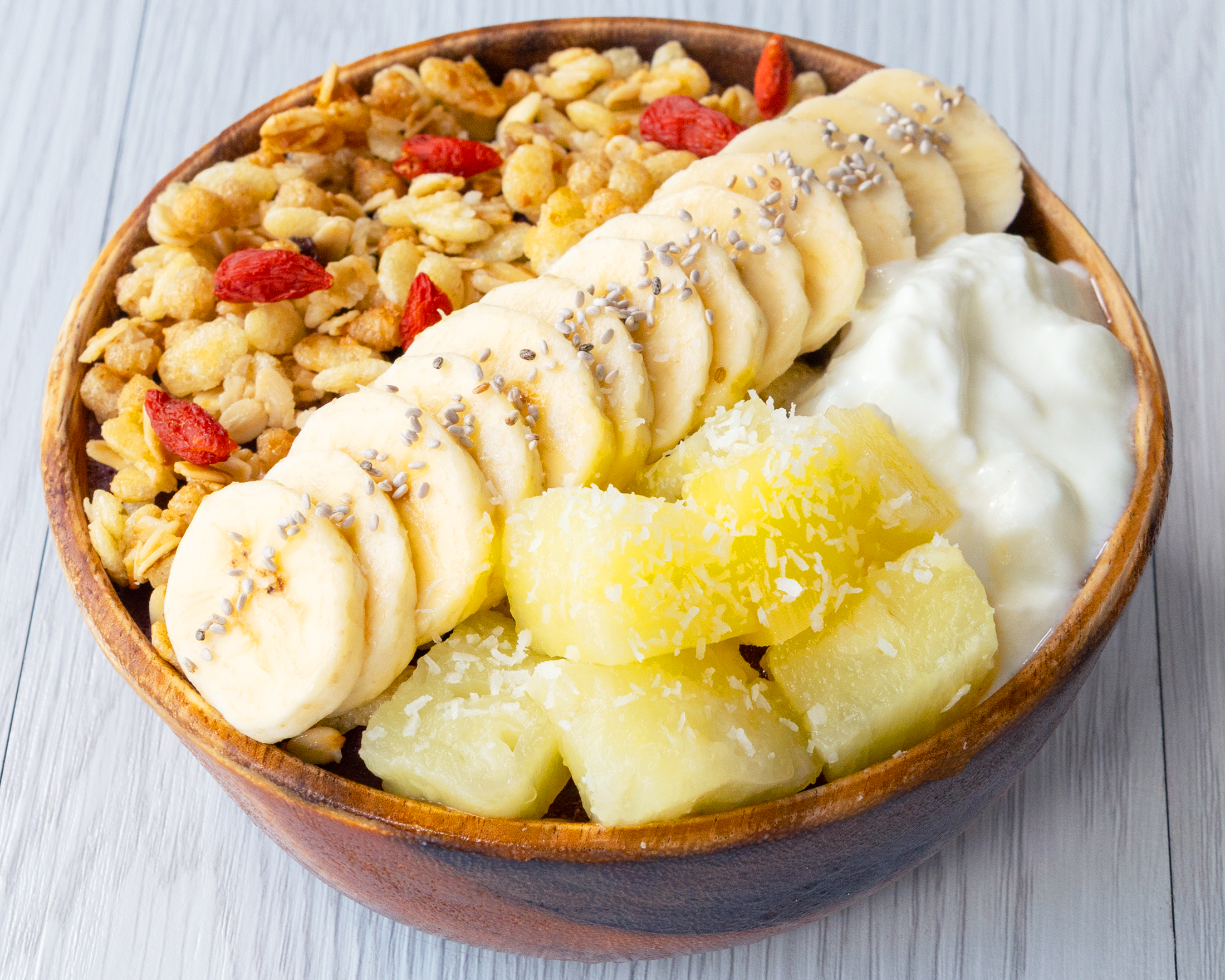 【フルーツたっぷりアサイーボウル】ワイキキ・ボウルズ 【Medium Size】パイナップルボウル【PB】