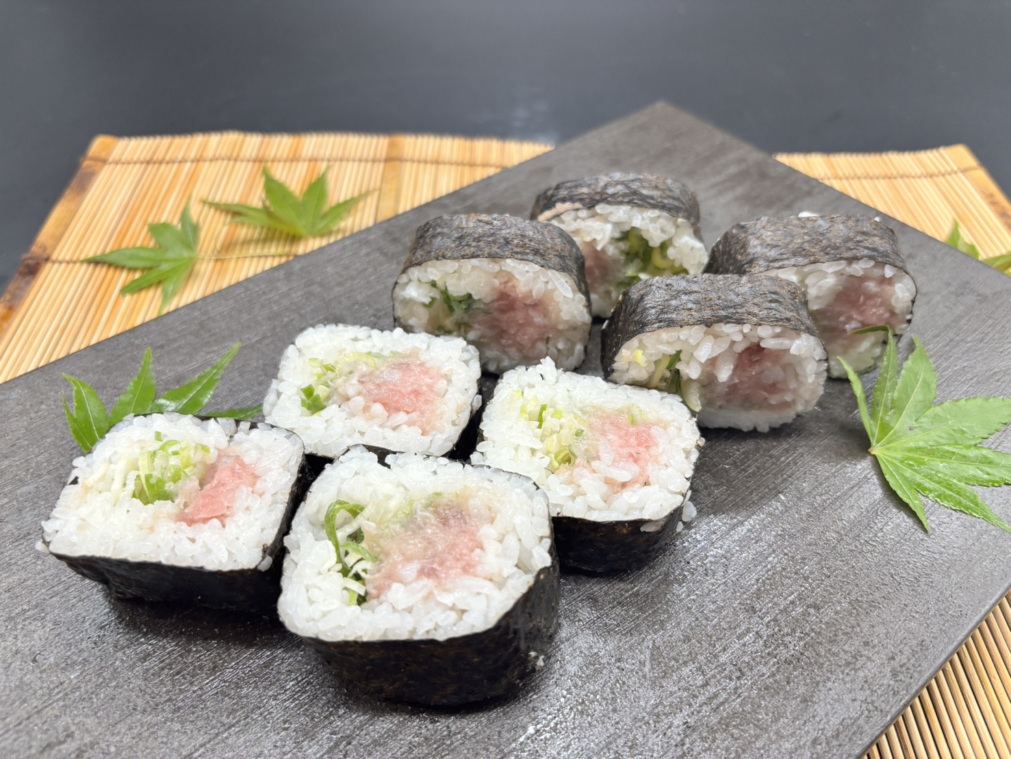 がんこ ねぎとろ巻き Tuna and green onion roll