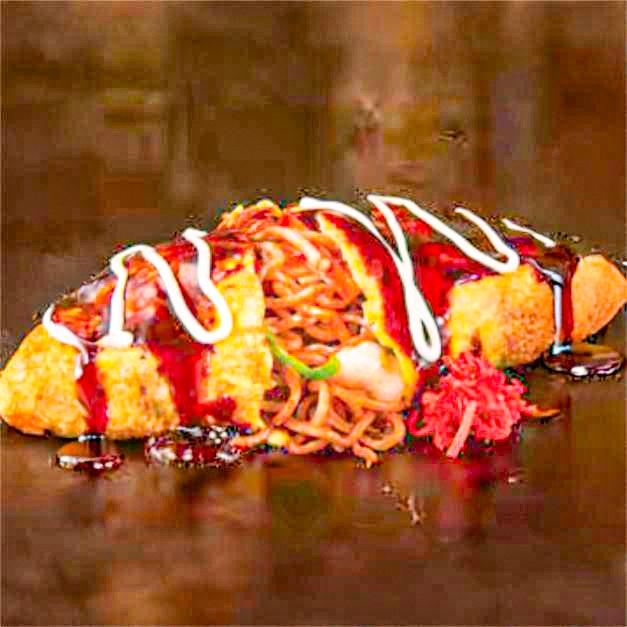 道とん堀 オムソバ