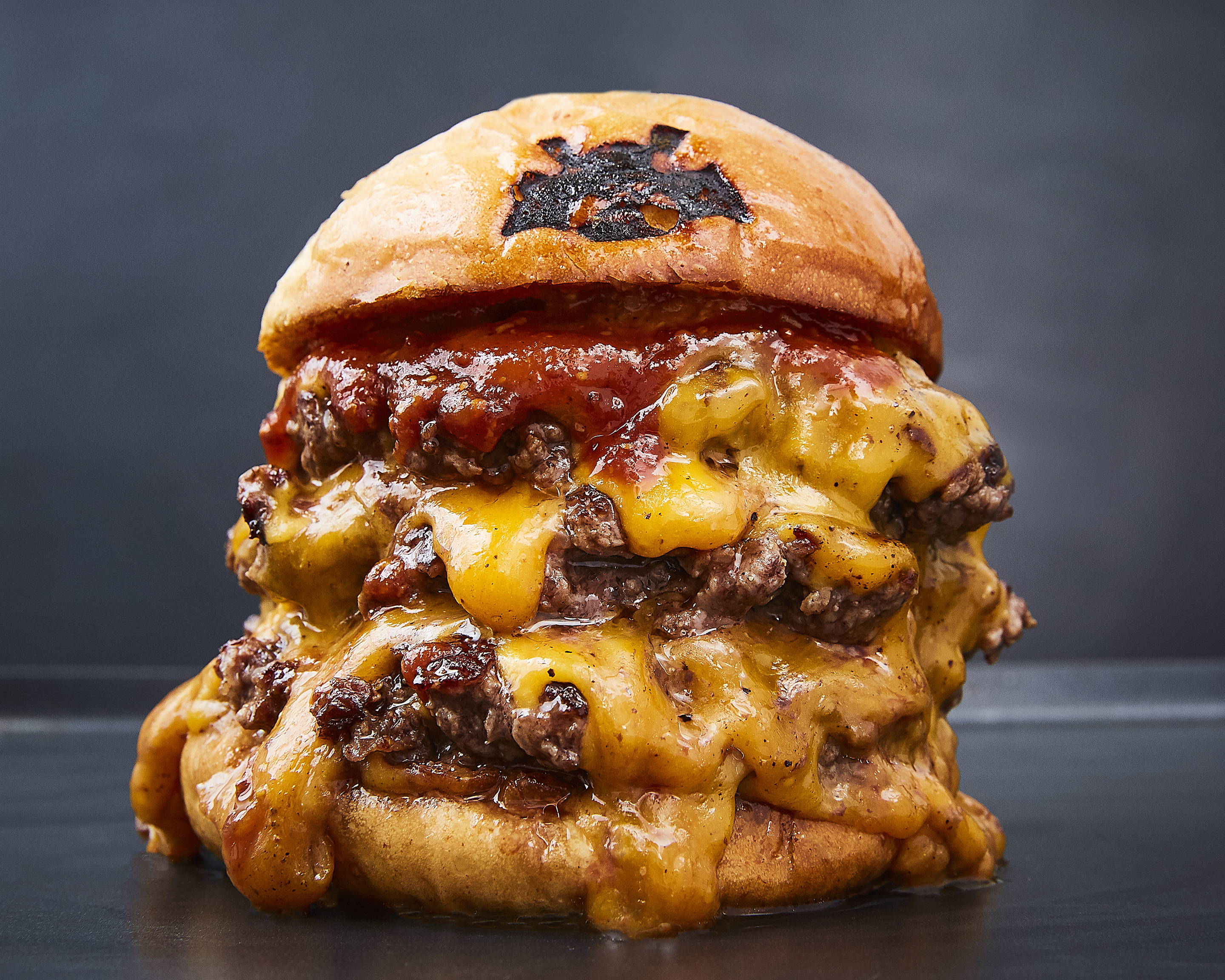 SHOGUN BURGER人気No.2 トリプルチーズバーガー Triple Cheese Burger