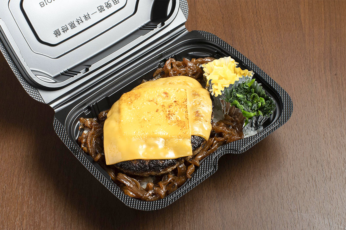 モンスターグリル チーズハンバーグ丼 200g