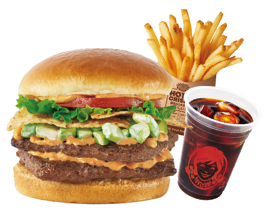 ウェンディーズ ・ファーストキッチン カリフォルニアバーガーダブルセット