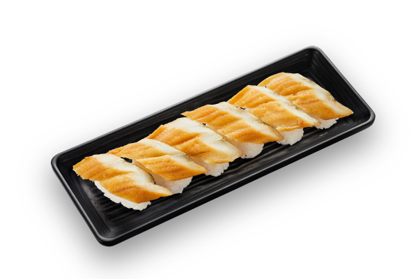 かっぱ寿司 ちょい足し寿司 煮穴子(6貫)