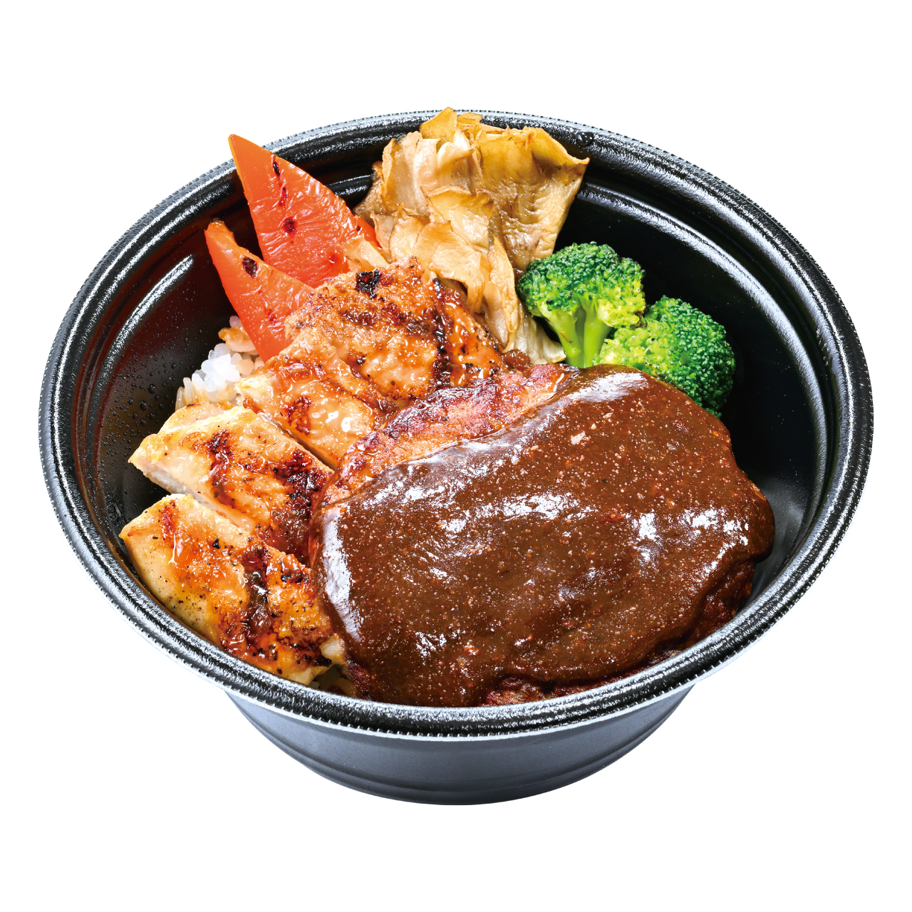 ビッグボーイ 【692】グリルチキン＆手ごねハンバーグ150gDon