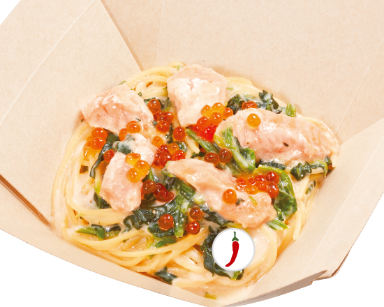 ジョリーパスタ 【214】サーモンハラスといくらの明太子クリーム