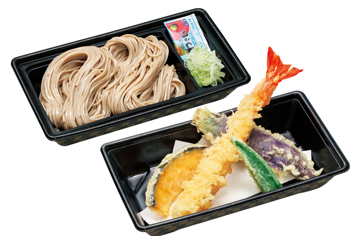 味の民芸 大海老天セイロそば(海老1本)