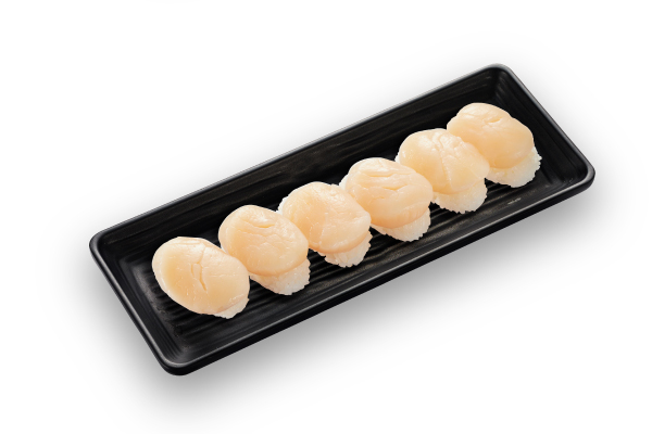 かっぱ寿司 ちょい足し寿司 ほたて(6貫)