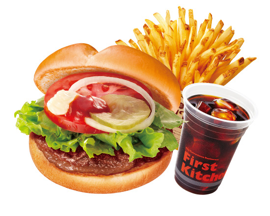 ファーストキッチン Jr.クラシックバーガーセット