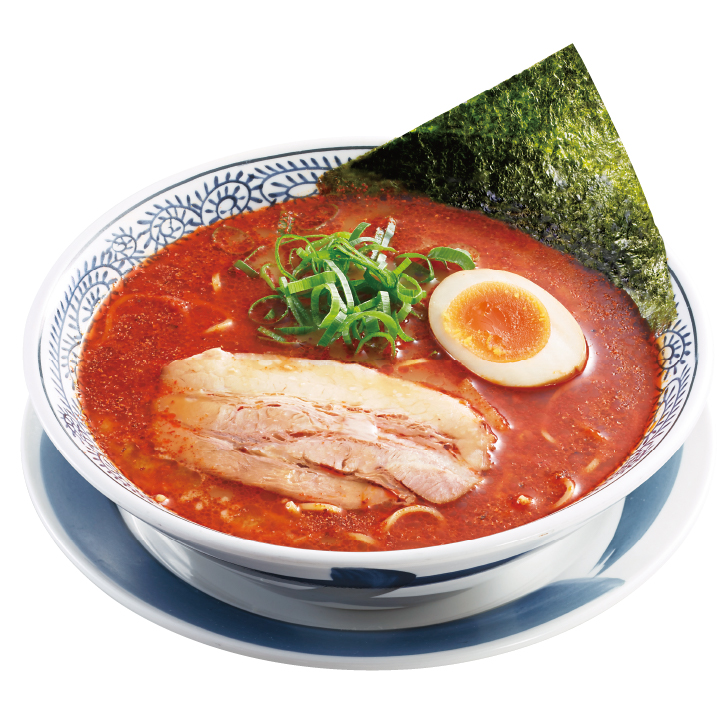 丸源ラーメン 【25】熟成醤油 とんこつ 赤