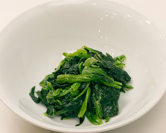 トクベツ。 ほうれん草