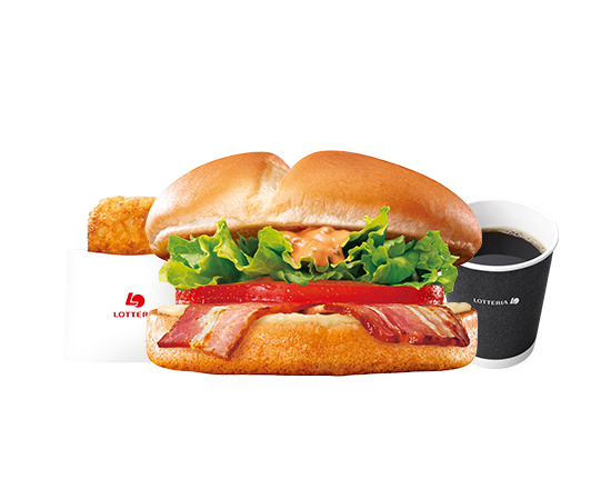 ロッテリア 【モーニングセット】BLTサンド\tBLT Sandwich Set