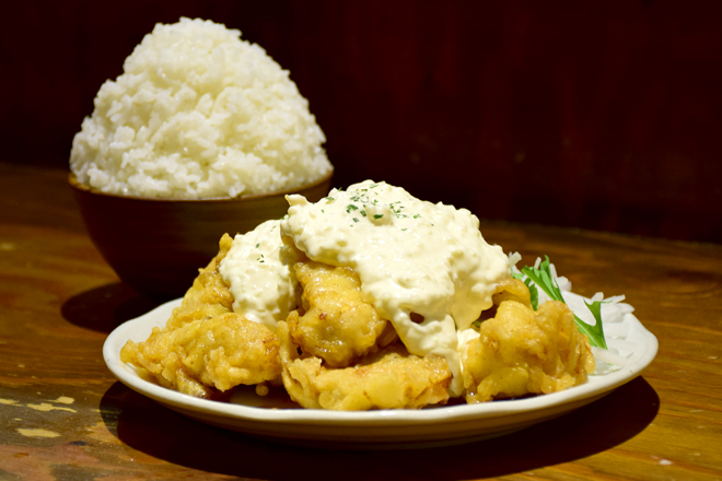 てけてけ 秘伝ダレのチキン南蛮弁当 (中)