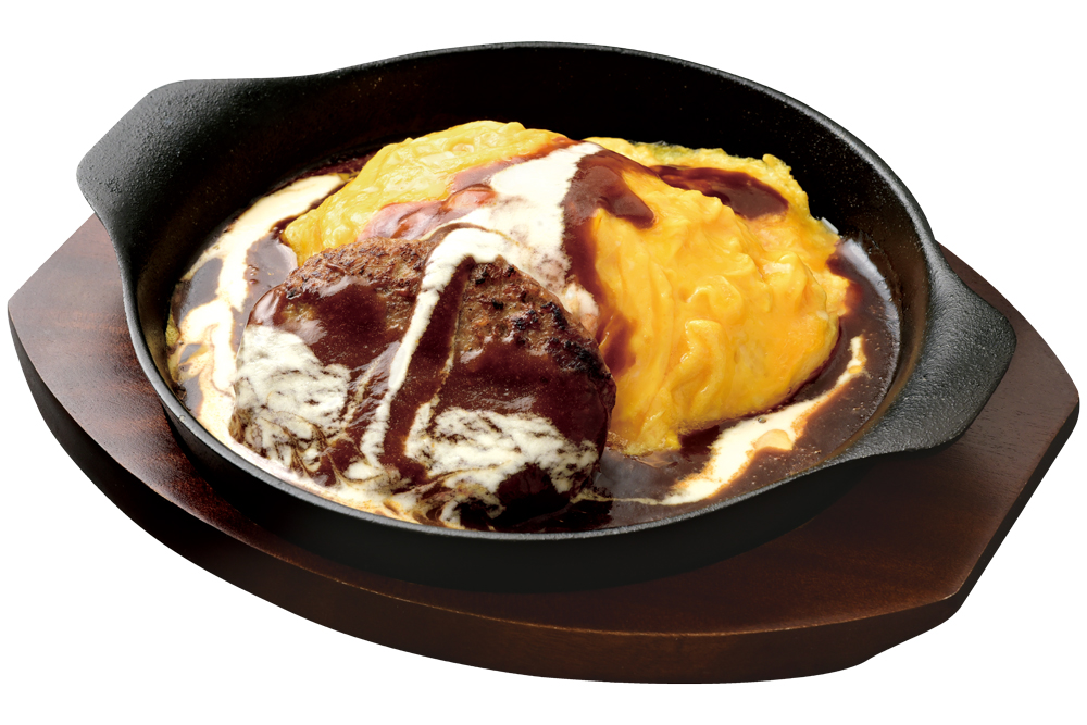 ラケル I.デミグラスハンバーグオムライス