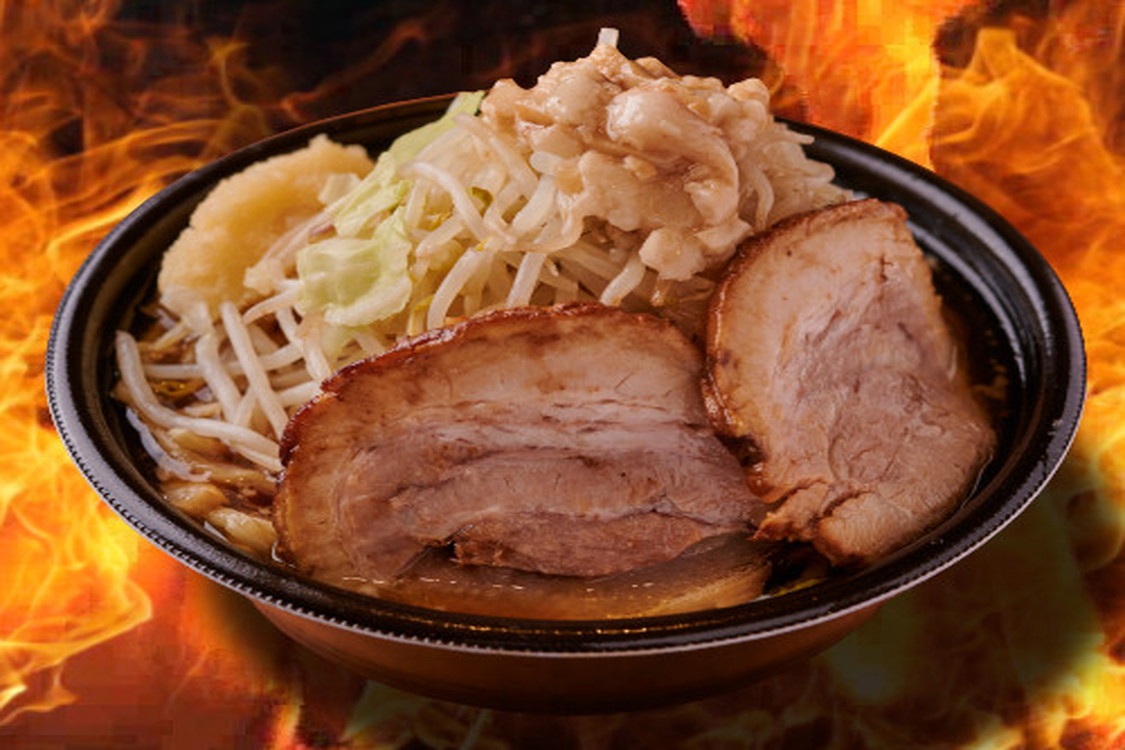 豚ラーメン すぎ田 ②すぎ田特製 これが噂の【辛口】豚ラーメン 二郎インスパイア系 Hot Taste Sugita Special Pork Ramen