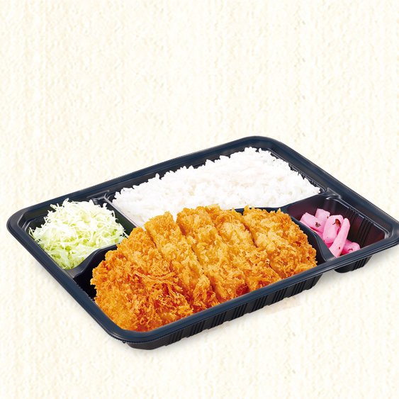 かつ庵 熟成ロースかつ弁当(80g) Pork Loin Cutlet(80g) Combo Meal