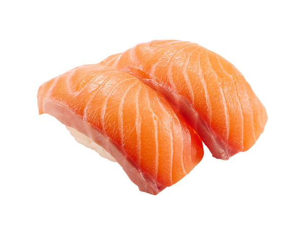 スシロー 大切り生サーモン2貫